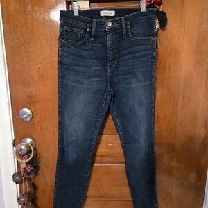 Madewell 10" High Rise Skinny Jean Size 29